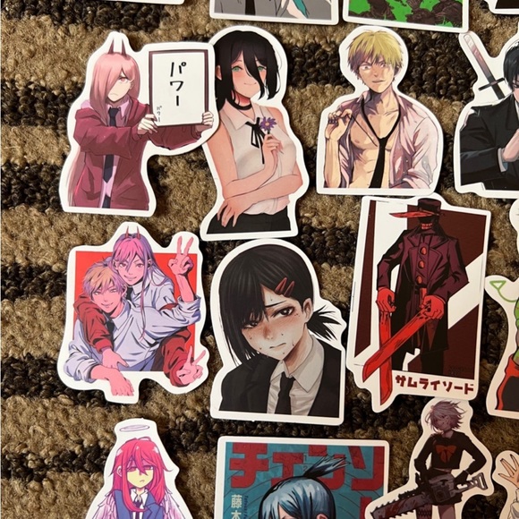 Chainsaw man 50pcs Sticker Set Japanese Anime - Picture 5 of 6